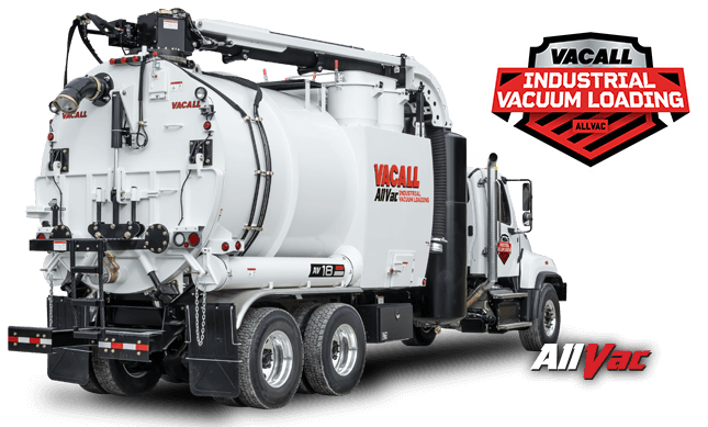 Vacall AllVac truck-mounted industrial vacuum loaders